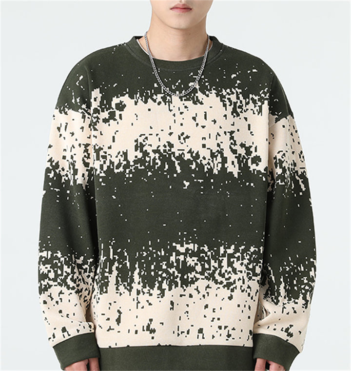 Herren Sweatshirt mit modernem Digitaldruck Aliams