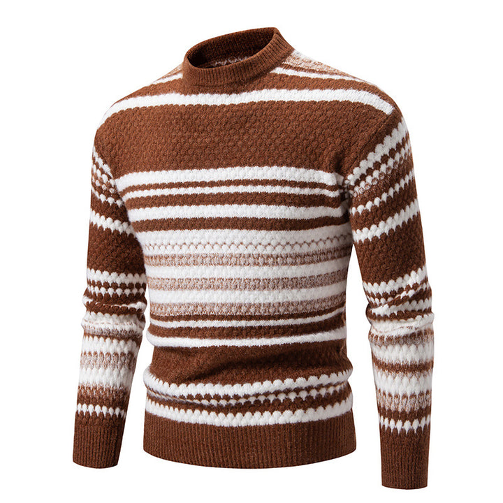 Herren Strickpullover mit strukturiertem Muster Aliams