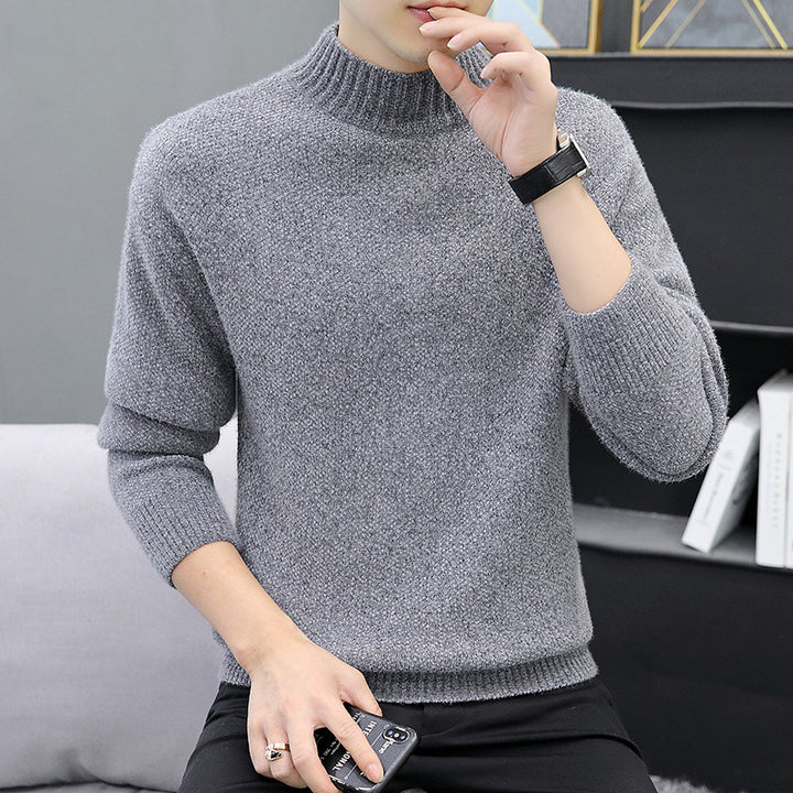 Herren warmer Rollkragenpullover aus weichem Strick Aliams