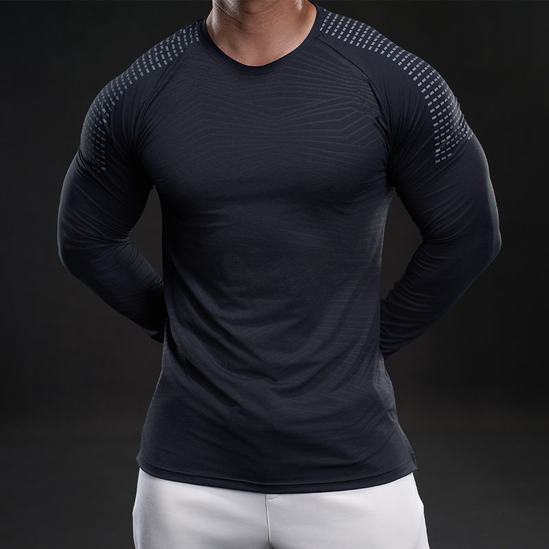 Herren funktionales Langarmshirt mit innovativer Mesh-Struktur Aliams