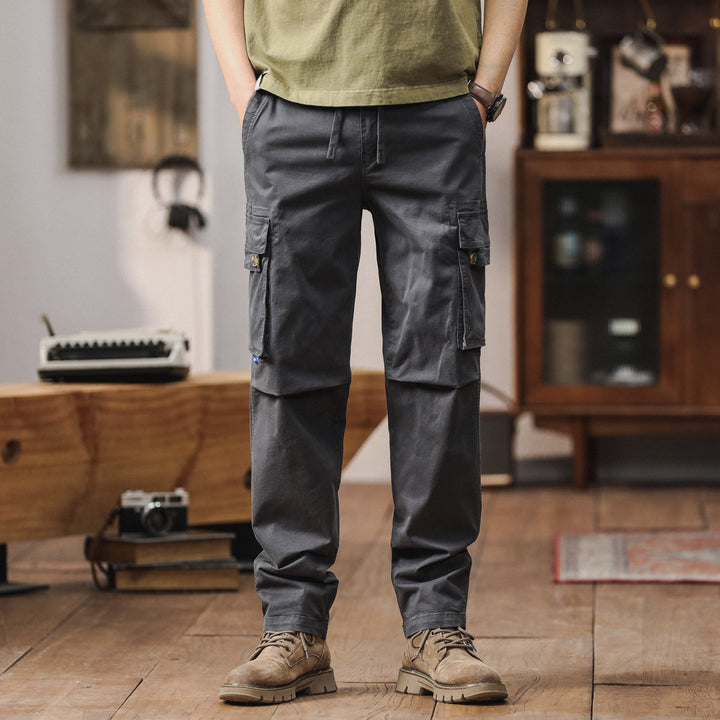 Herren Cargo-Hose mit multifunktionalen Taschen und elastischem Bund Aliams 1758210621