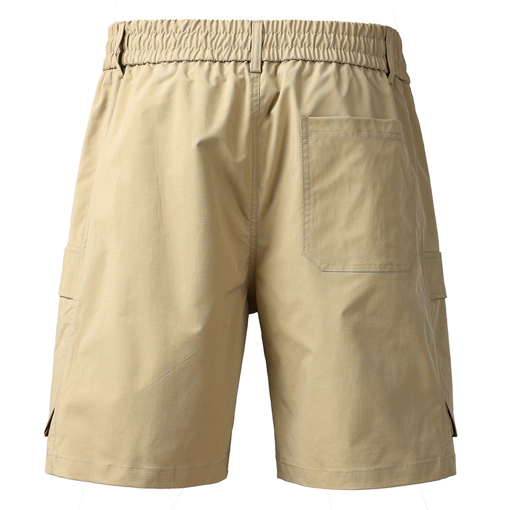 Herren Cargo-Shorts mit elastischem Bund und mehreren praktischen Taschen Aliams