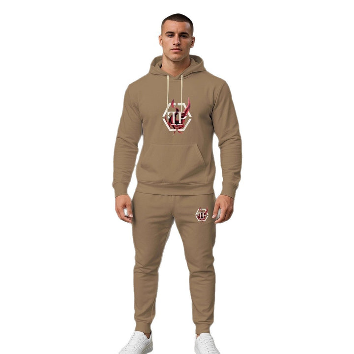 Herren Sportives Hoodie- und Jogginghose-Set Aliams