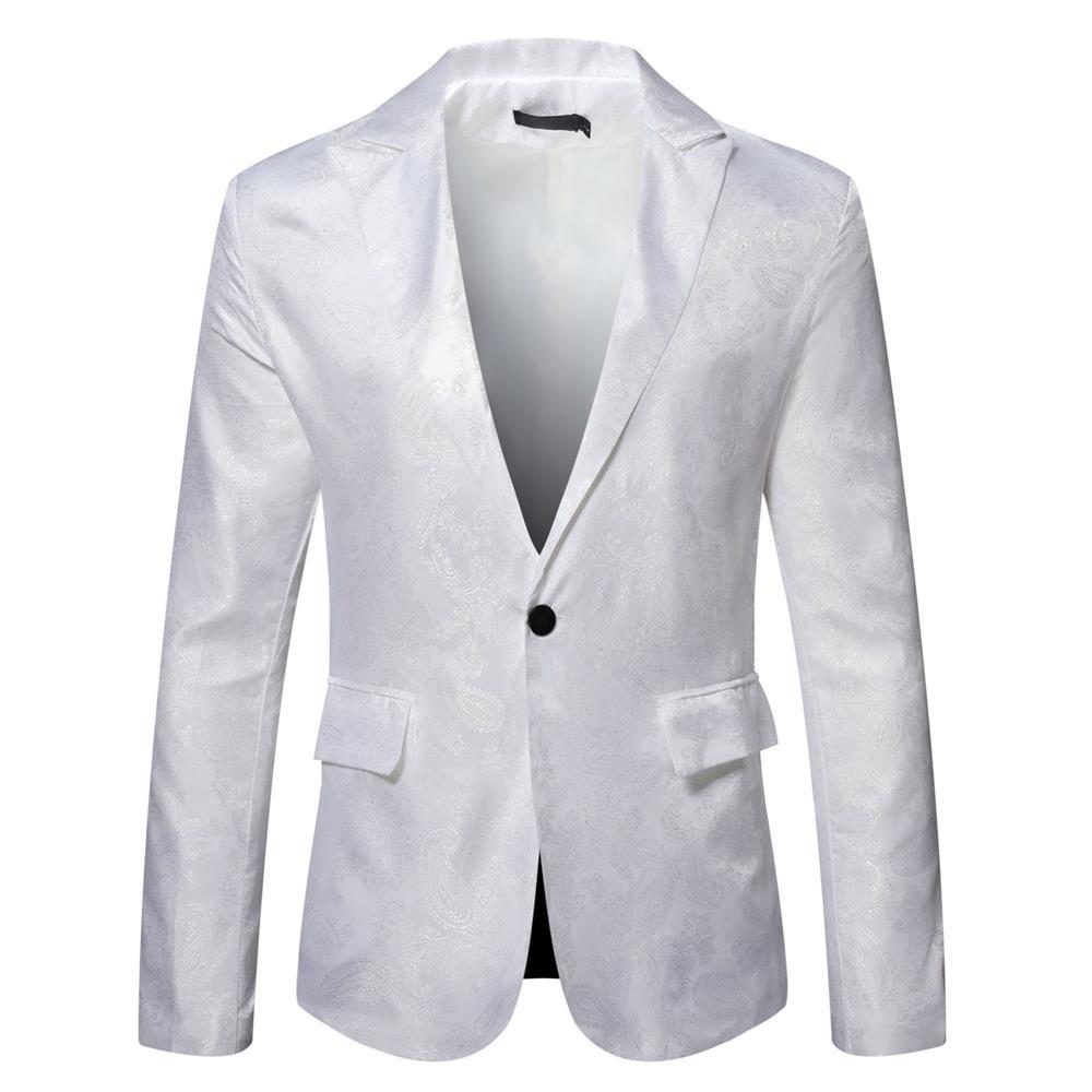 Herren festlicher Blazer mit kunstvollem Muster Aliams
