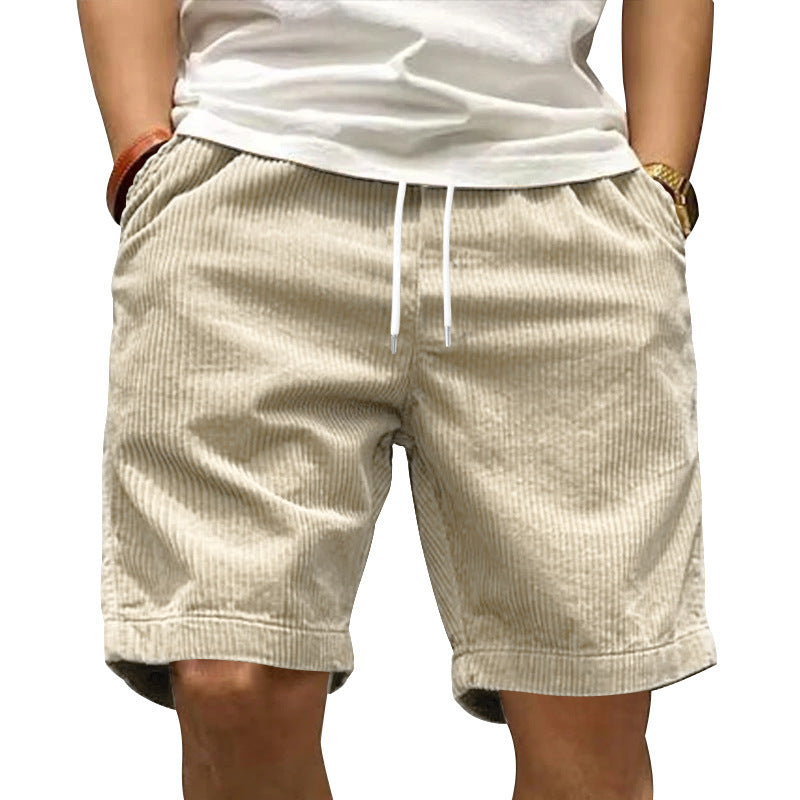 Herren Cordshorts mit elastischem Bund und praktischen Seitentaschen Aliams