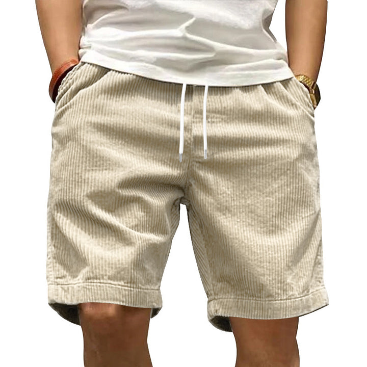 Herren Cordshorts mit elastischem Bund und praktischen Seitentaschen Aliams