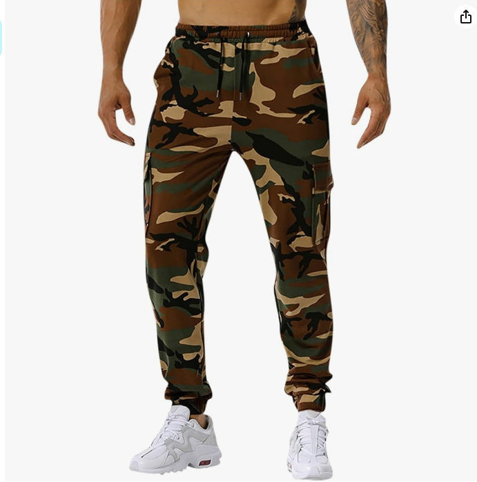 Herren Cargohose mit elastischem Bund und praktischen Seitentaschen Aliams