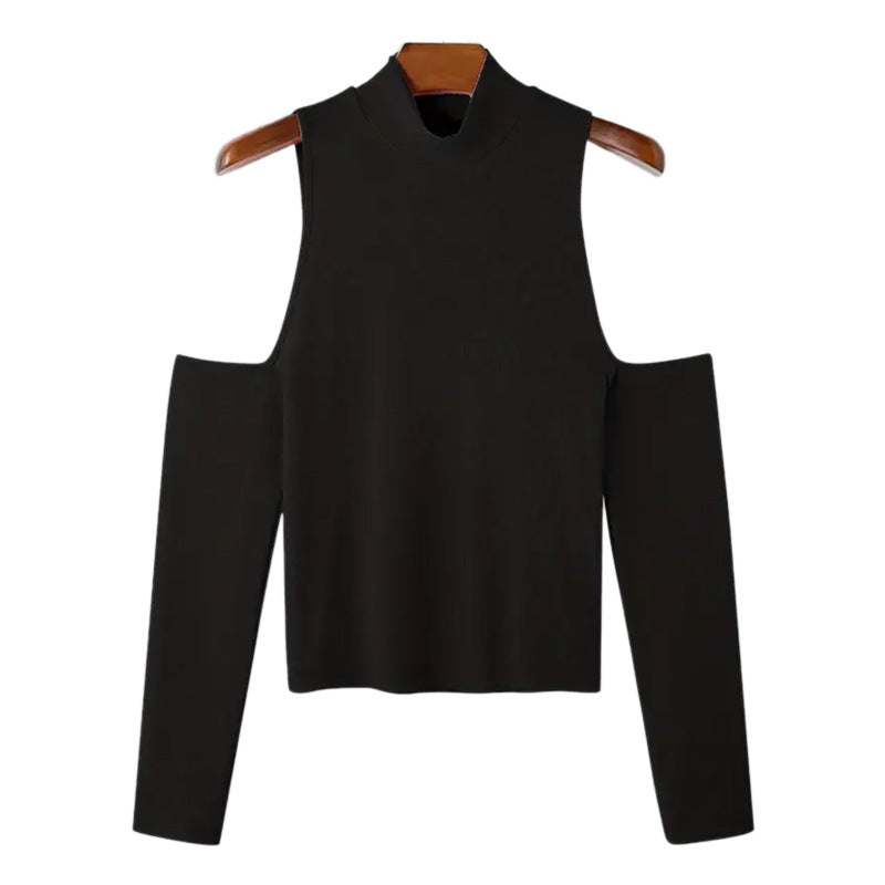 Damen Oberteil mit kaltem Schulterdesign Aliams