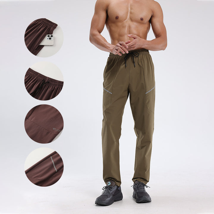 Herren Atmungsaktive Outdoor-Hose mit verstellbarem Bund Aliams