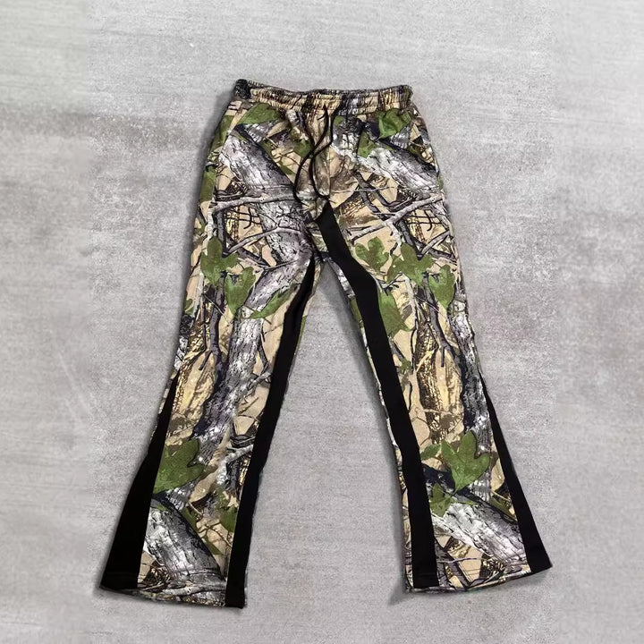 Herren Freizeithose mit innovativem Camouflage-Muster und elastischem Bund Aliams