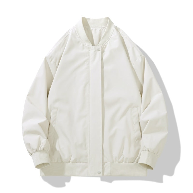 Herren sportliche Übergangsjacke mit hohem Kragen und praktischen Seitentaschen Aliams