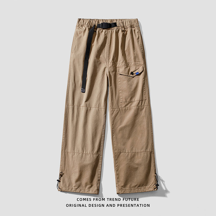 Herren Cargo-Hose mit verstellbarem Bund und praktischen Taschen Aliams