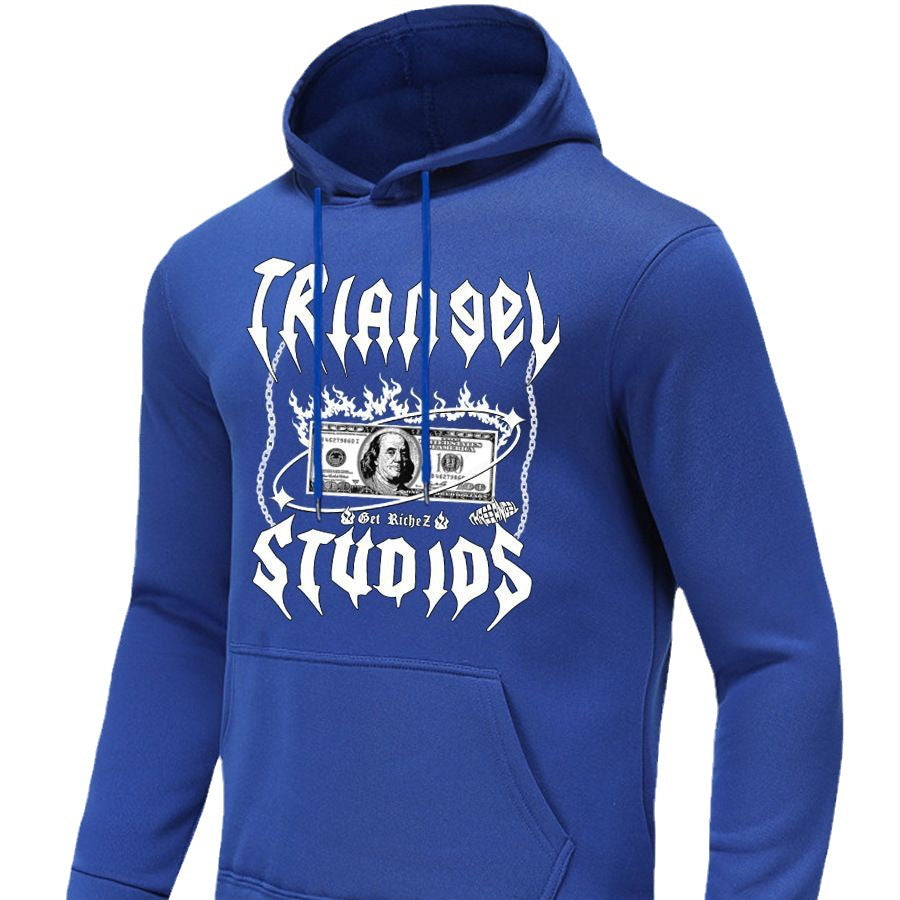 Herren Kapuzenpullover mit kreativem Grafikdruck Aliams