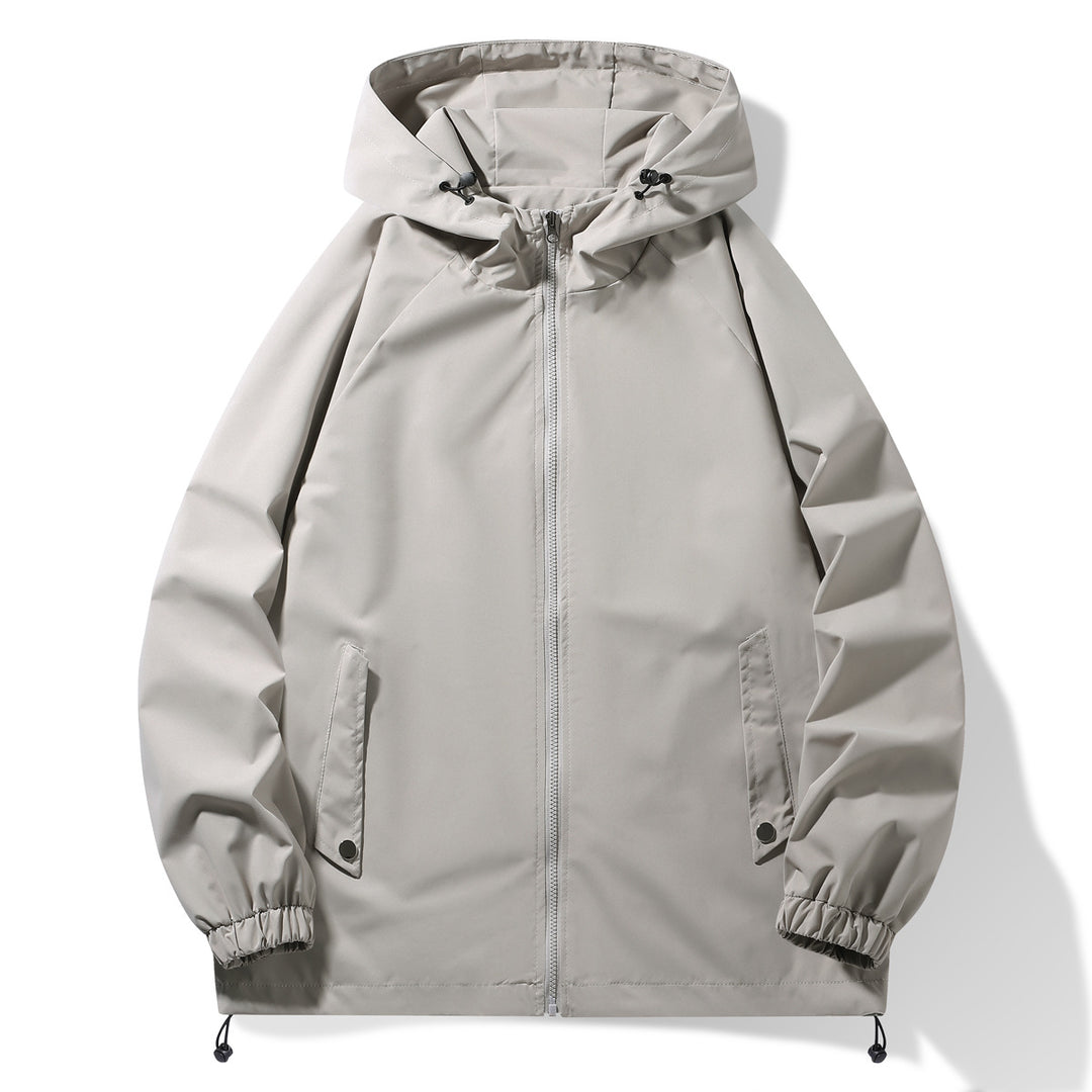 Herren Funktionsjacke mit verstellbarem Kapuzenkragen und elastischen Ärmelbündchen Aliams