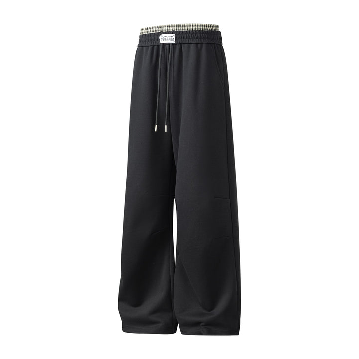 Herren weite Freizeithose aus atmungsaktivem Baumwollmix mit elastischem Bund und seitlichen Taschen Aliams