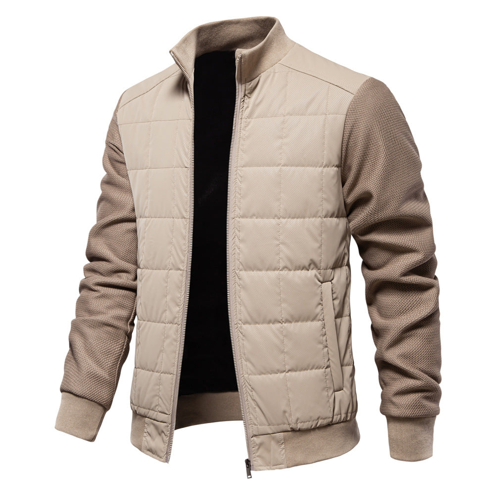 Herren Steppjacke mit sportlichen Details und praktischem Reißverschluss Aliams