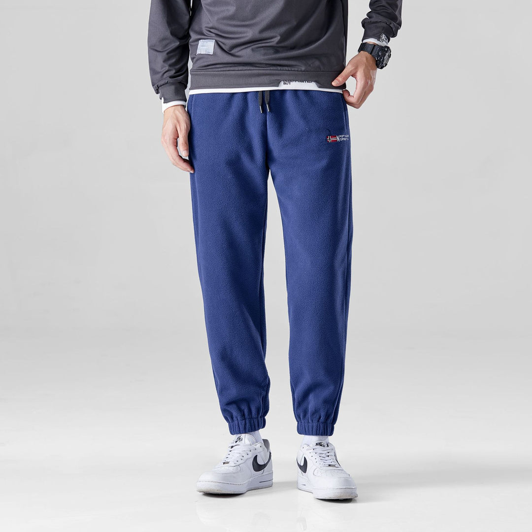 Herren bequeme Fleece Jogginghose Aliams