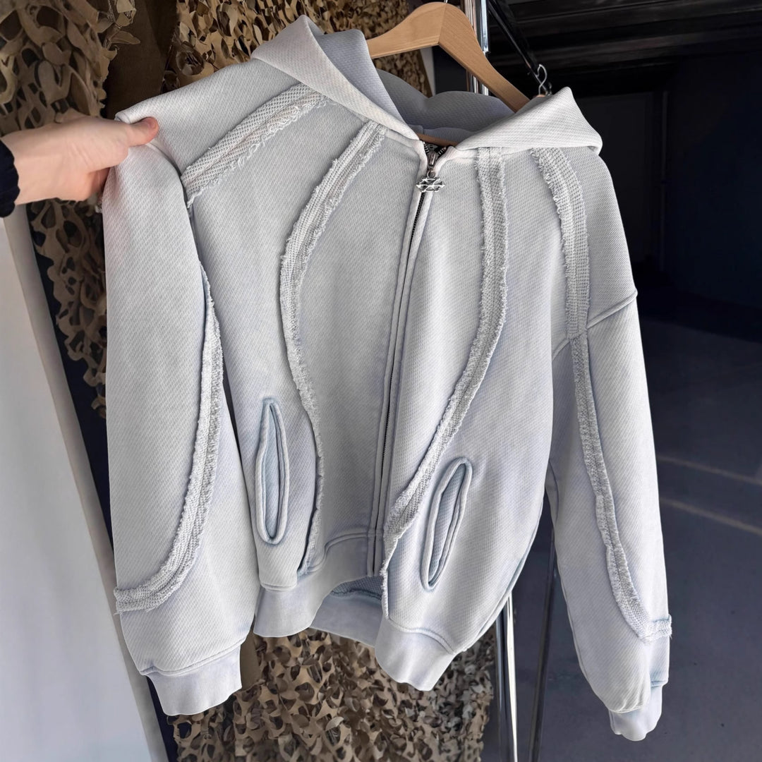 Herren Urbaner Kapuzenpullover aus strukturiertem Material Aliams
