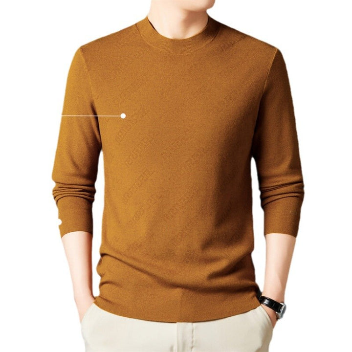 Herren eleganter Rundhalspullover aus hochwertiger Baumwollmischung Aliams