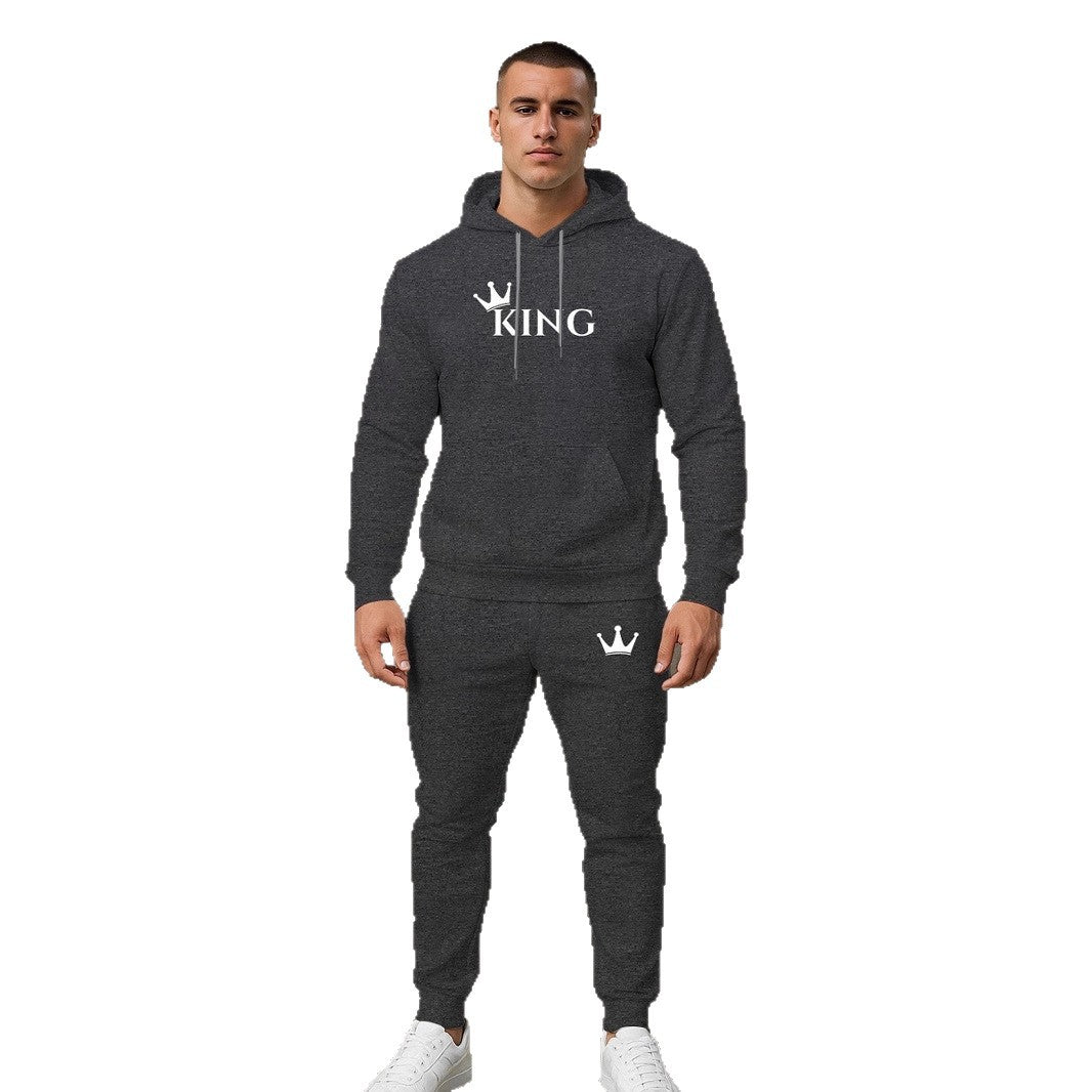 Herren hochwertiger Hoodie und Jogginghose Set Aliams
