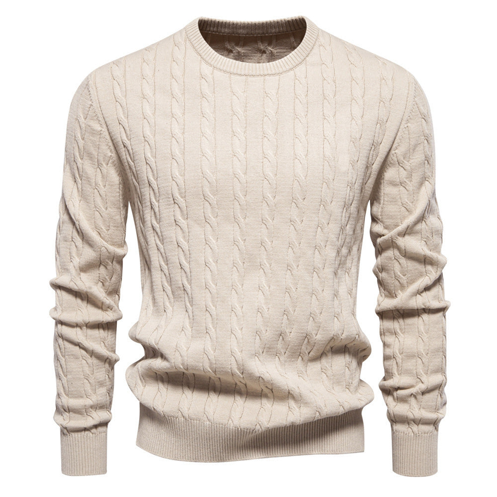 Herren Gemusterter Strickpullover Aliams