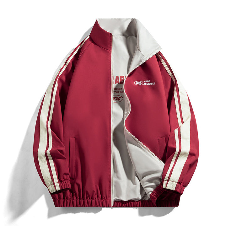 Herren sportliche Übergangsjacke im Retro-Stil Aliams