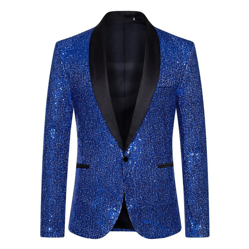 Herren Glitzernder Pailletten Blazer Aliams