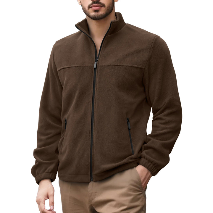 Herren Fleecejacke mit hohem Kragen Aliams