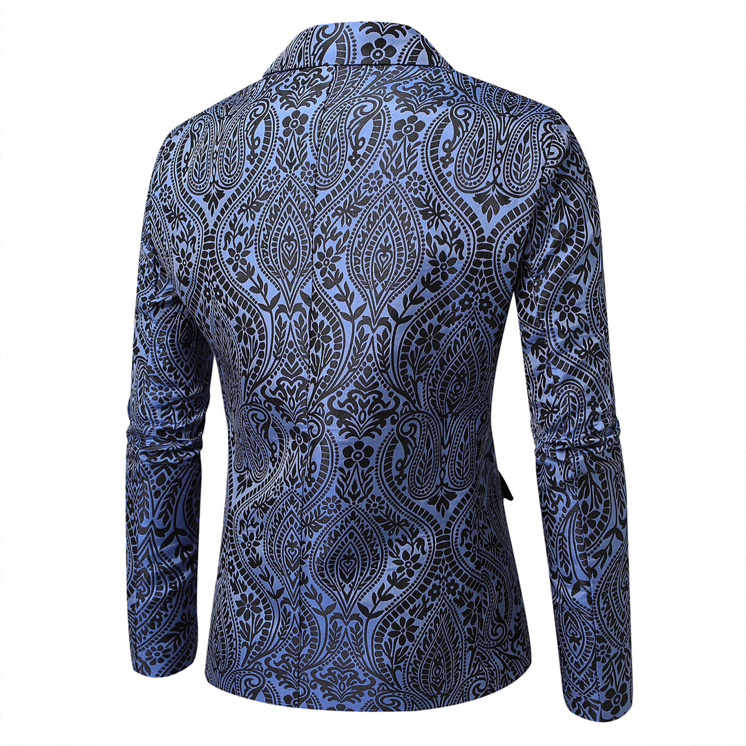 Herren stilvoller Blazer mit Paisleymuster Aliams