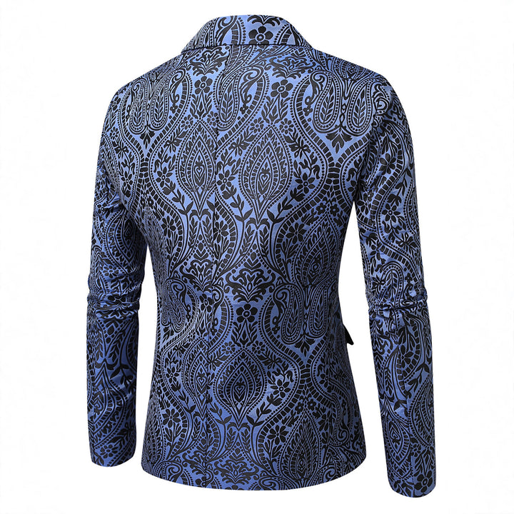 Herren stilvoller Blazer mit Paisleymuster Aliams