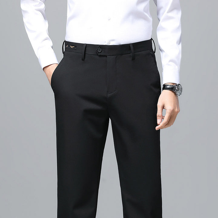 Herren elegante Business-Hose mit feiner Struktur Aliams
