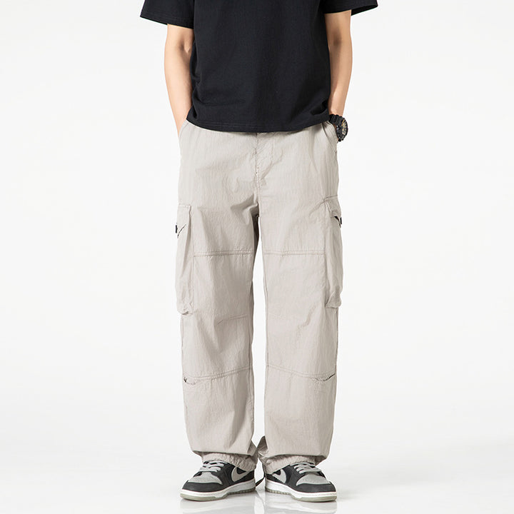 Herren bequeme Cargo-Hose mit praktischen Taschen Aliams