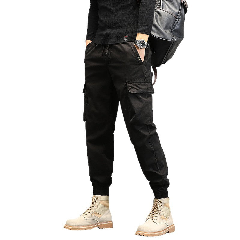 Herren Cargohose mit elastischem Bund und praktischen Seitentaschen Aliams