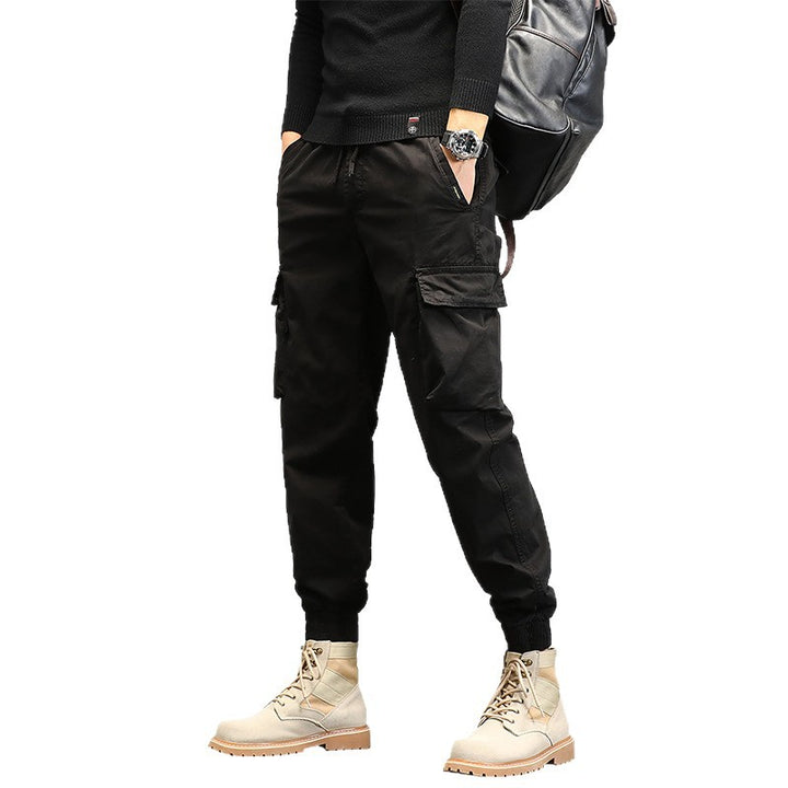 Herren Cargohose mit elastischem Bund und praktischen Seitentaschen Aliams