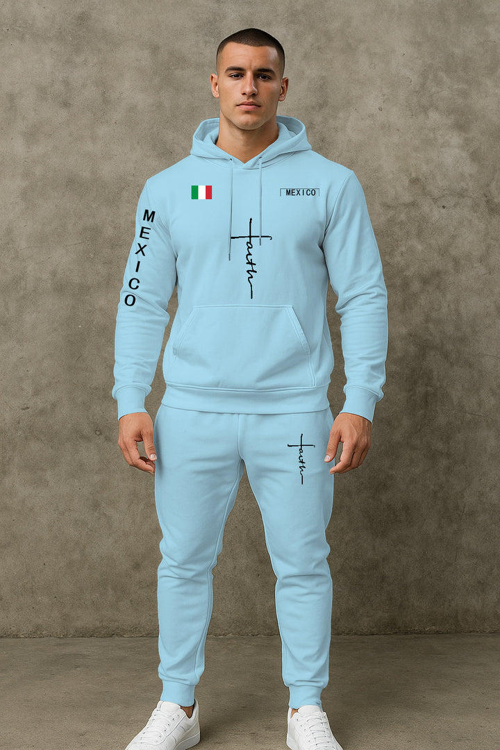 Herren Sport Hoodie und Jogginghose Set Aliams