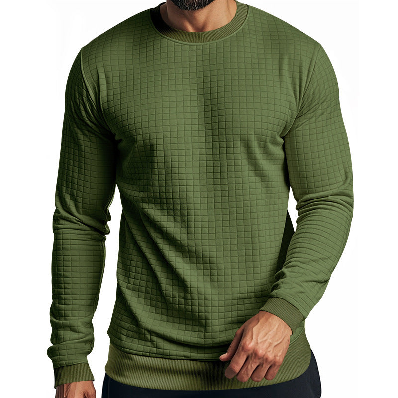 Herren strukturierter Langarmpullover Aliams