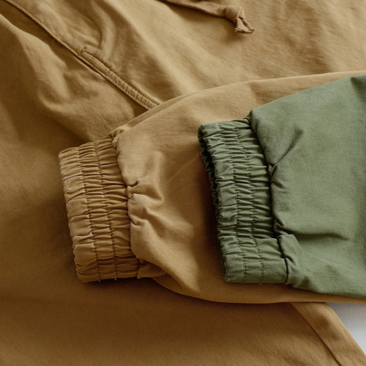 Herren Cargo-Hose mit elastischem Bund, praktischen Taschen und verstärkten Knien Aliams