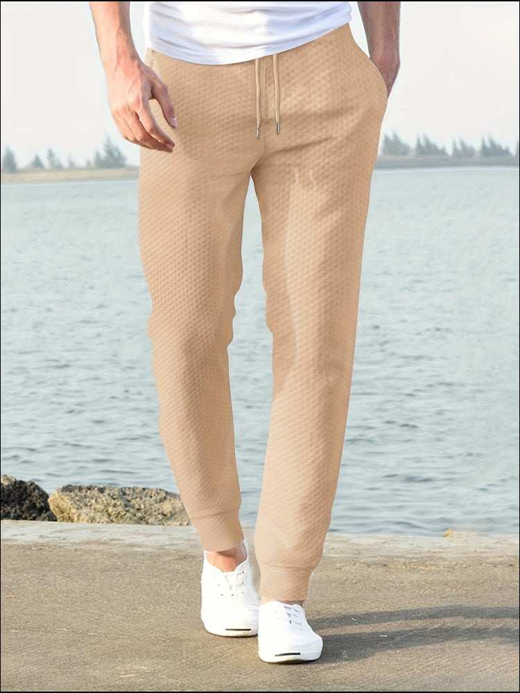 Herren Jogginghose mit atmungsaktivem Gewebe und elastischem Bund Aliams