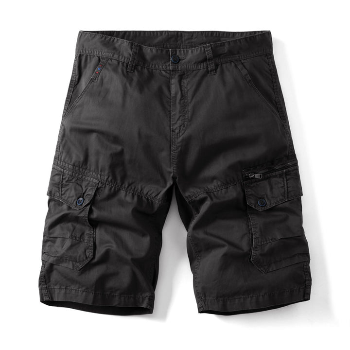 Herren Cargo-Bermudashorts mit praktischen Seitentaschen und verstellbarem Gummizug Aliams