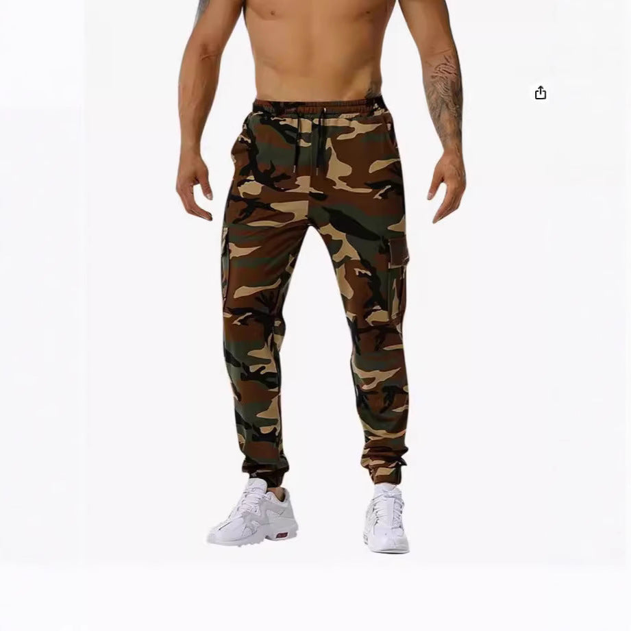 Herren Cargohose mit elastischem Bund und praktischen Seitentaschen Aliams