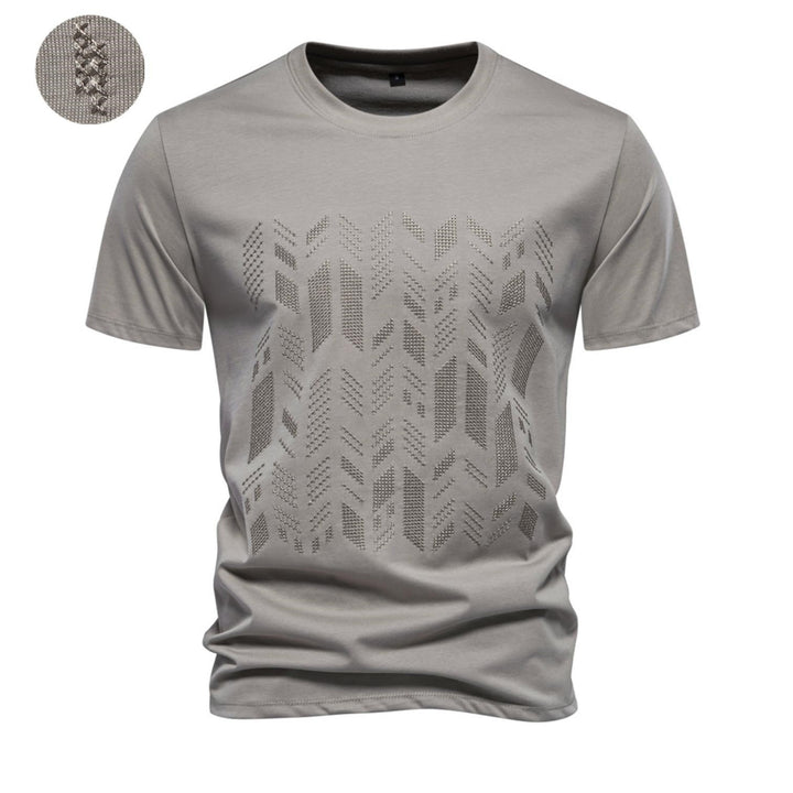 Herren T-Shirt mit innovativem Strukturdesign Aliams