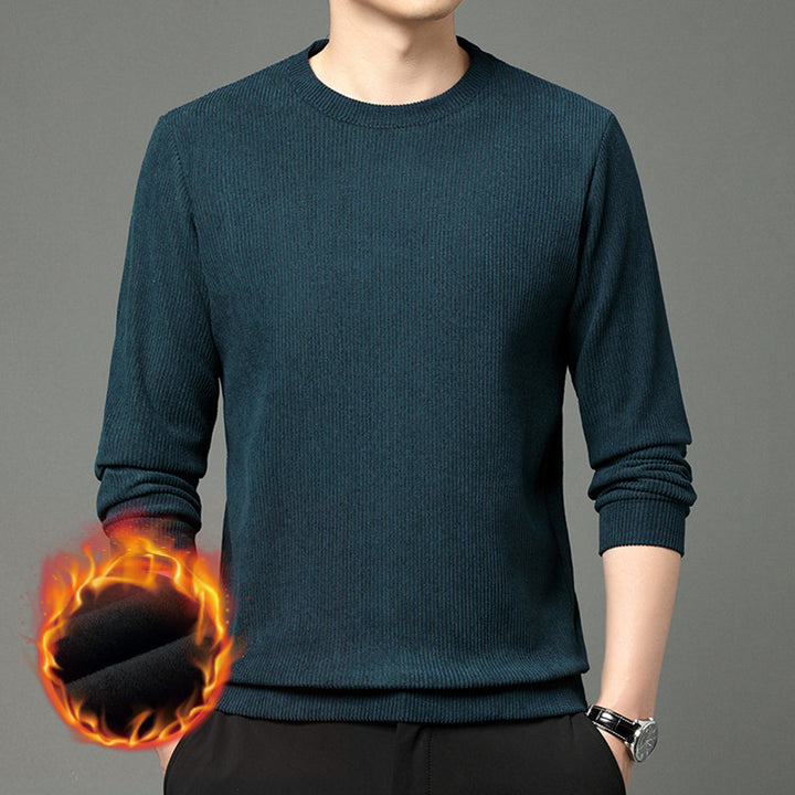Herren komfortabler und stilvoller Rundhalspullover aus wärmendem Material Aliams
