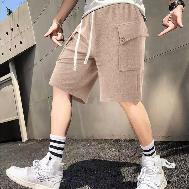 Herren Cargo-Shorts mit praktischen Seitentaschen und verstellbarem Bund Aliams