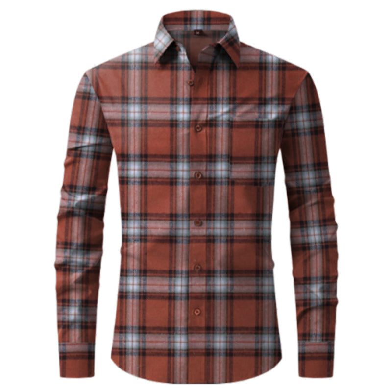 Herren Kariertes Hemd Aliams