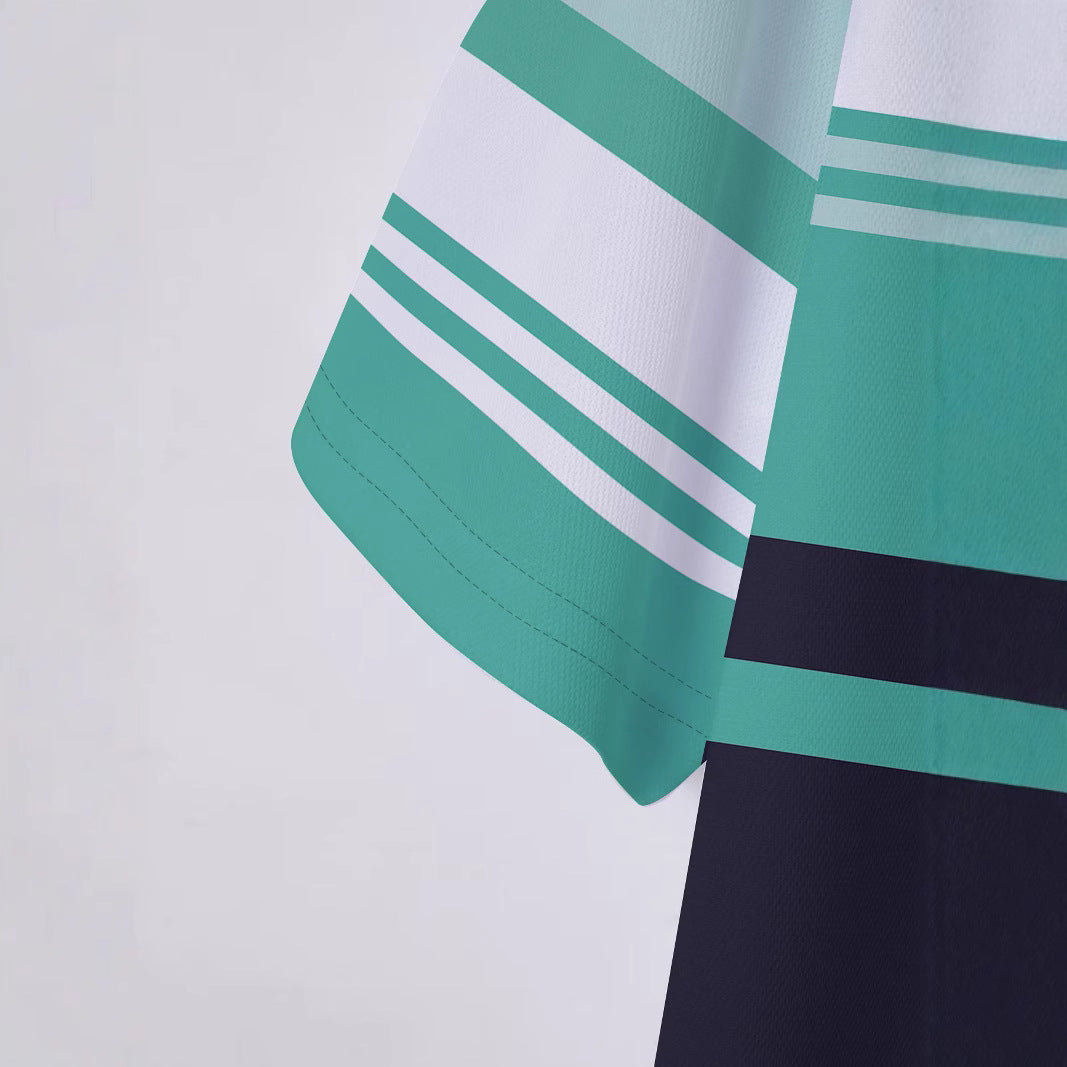 Herren Polohemd mit innovativem Linienmuster Aliams