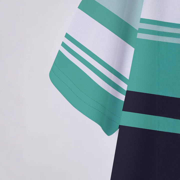 Herren Polohemd mit innovativem Linienmuster Aliams