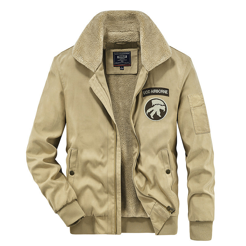 Herren Übergangsjacke mit wärmendem Sherpa-Futter Aliams