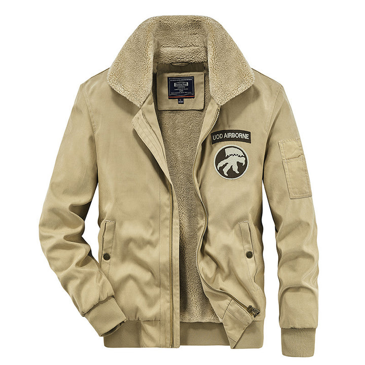 Herren Übergangsjacke mit wärmendem Sherpa-Futter Aliams