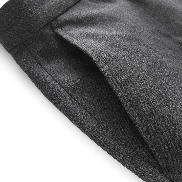 Herren elegante Anzughose mit schmalem Schnitt und feiner Struktur Aliams