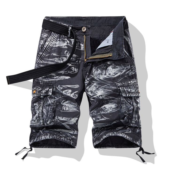 Herren Cargo-Shorts mit innovativem Taschendesign und elastischem Bund Aliams